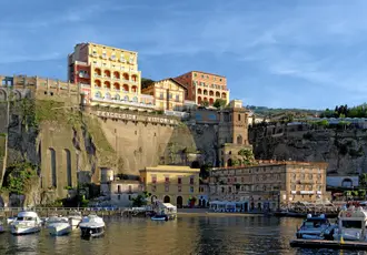 Sorrento cliffs and harbour